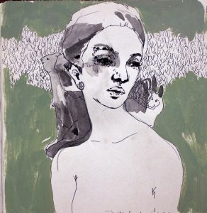 "Shokoufeh Karimi contemporary artist at sheydaei gallery"